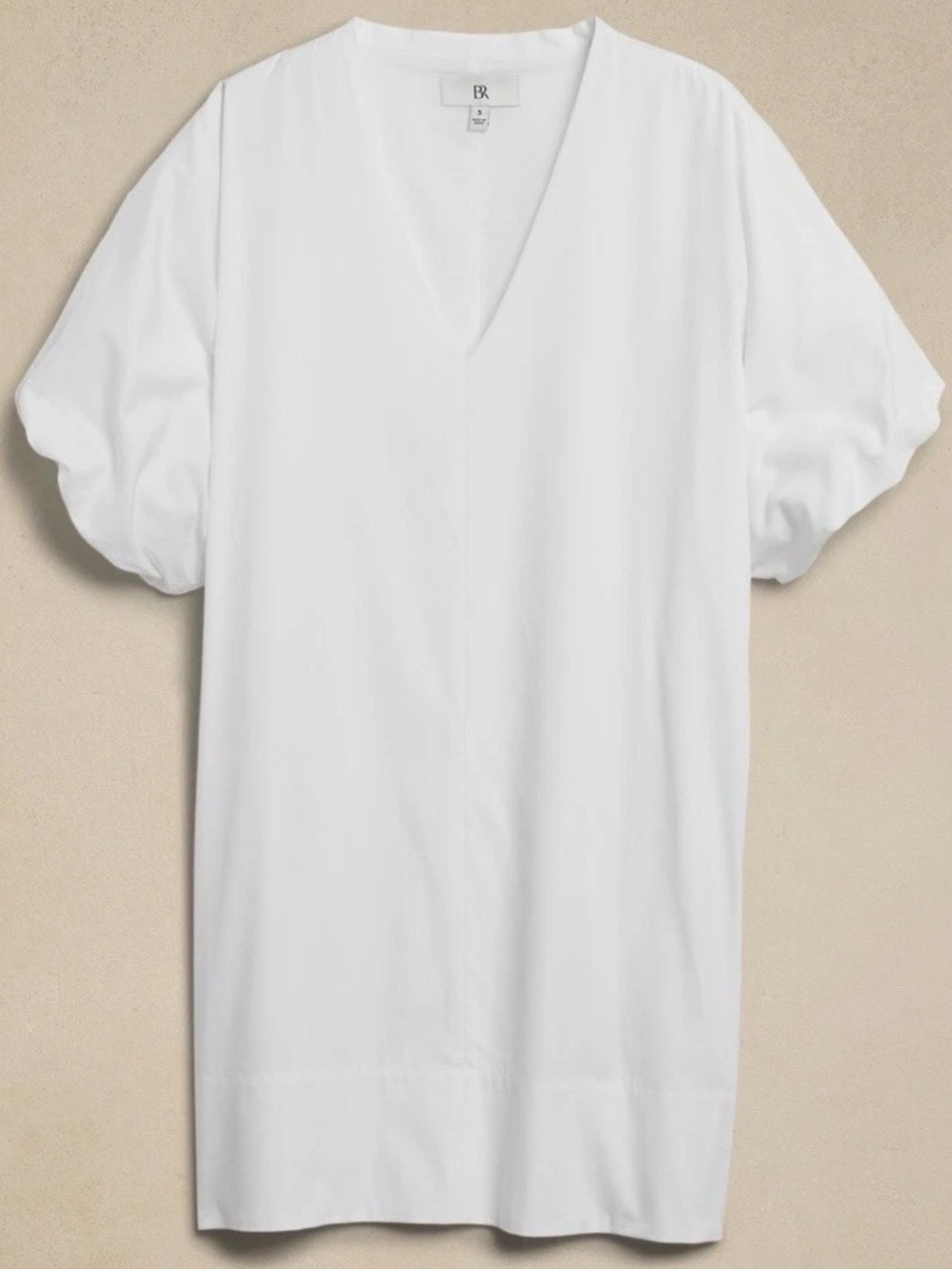 NWT Banana Republic Livia White Poplin Mini Dress Size Medium - Picture 4 of 11